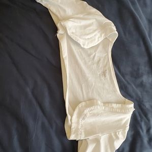 Cute white short sleeve shrug